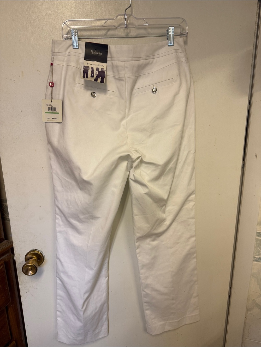Rafaella Women's Straight-Leg Jeans in White